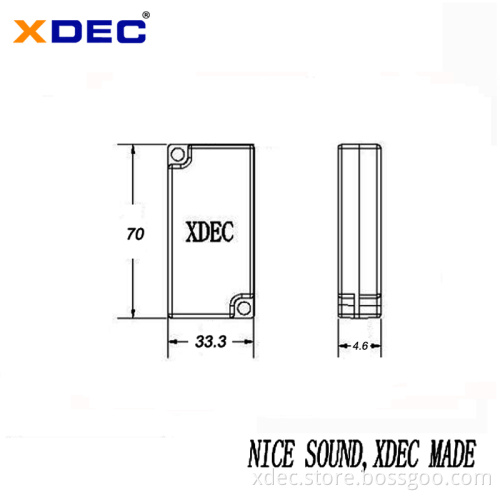 Full range 2840 soundbox speaker 8ohm 1watt